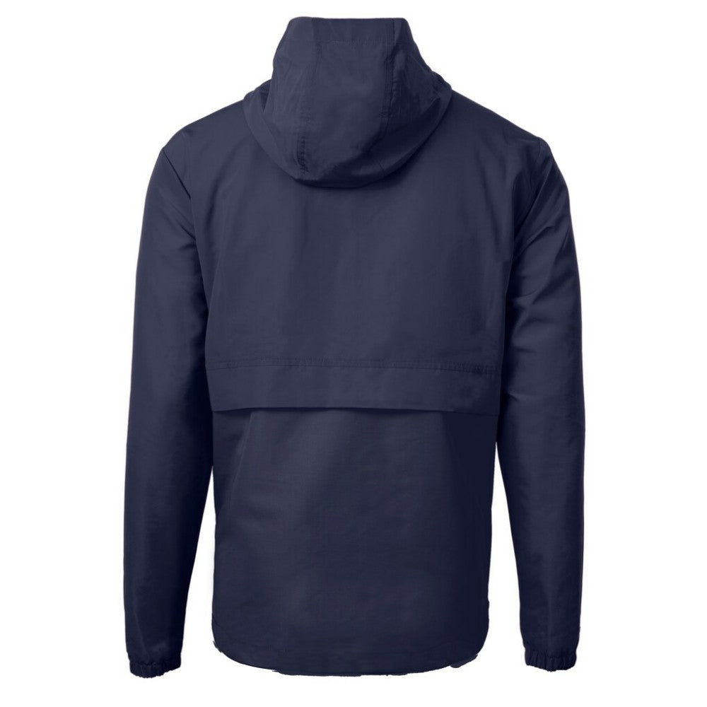 Boston Red Sox Cutter & Buck Charter Eco Recycled Anorak Half-Zip Hoodie Jacket - MLB