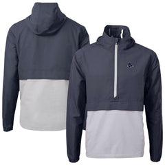 Boston Red Sox Cutter & Buck Charter Eco Recycled Anorak Half-Zip Hoodie Jacket - MLB