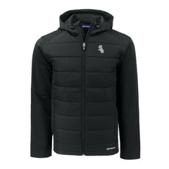 Chicago White Sox Cutter & Buck Evoke Hybrid Eco Softshell Recycled Full-Zip Jacket - MLB