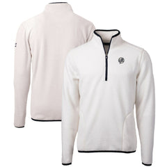 New York Yankees Cutter & Buck Cascade Eco Fleece Quarter-Zip Jacket - MLB