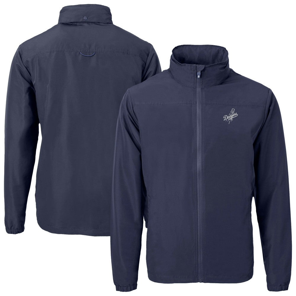 Los Angeles Dodgers Cutter & Buck Charter Eco Recycled Full-Zip Hoodie Jacket - MLB