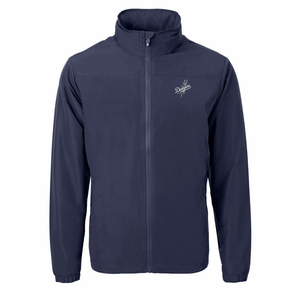 Los Angeles Dodgers Cutter & Buck Charter Eco Recycled Full-Zip Hoodie Jacket - MLB