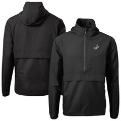 Los Angeles Dodgers Cutter & Buck Charter Eco Recycled Anorak Half-Zip Hoodie Jacket - MLB
