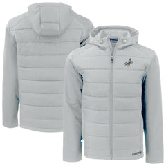 Los Angeles Dodgers Cutter & Buck Evoke Hybrid Eco Softshell Recycled Full-Zip Hooded Jacket - MLB