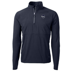 Philadelphia Phillies Cutter & Buck Adapt Eco Hybrid Raglan DryTec Quarter-Zip Jacket - MLB
