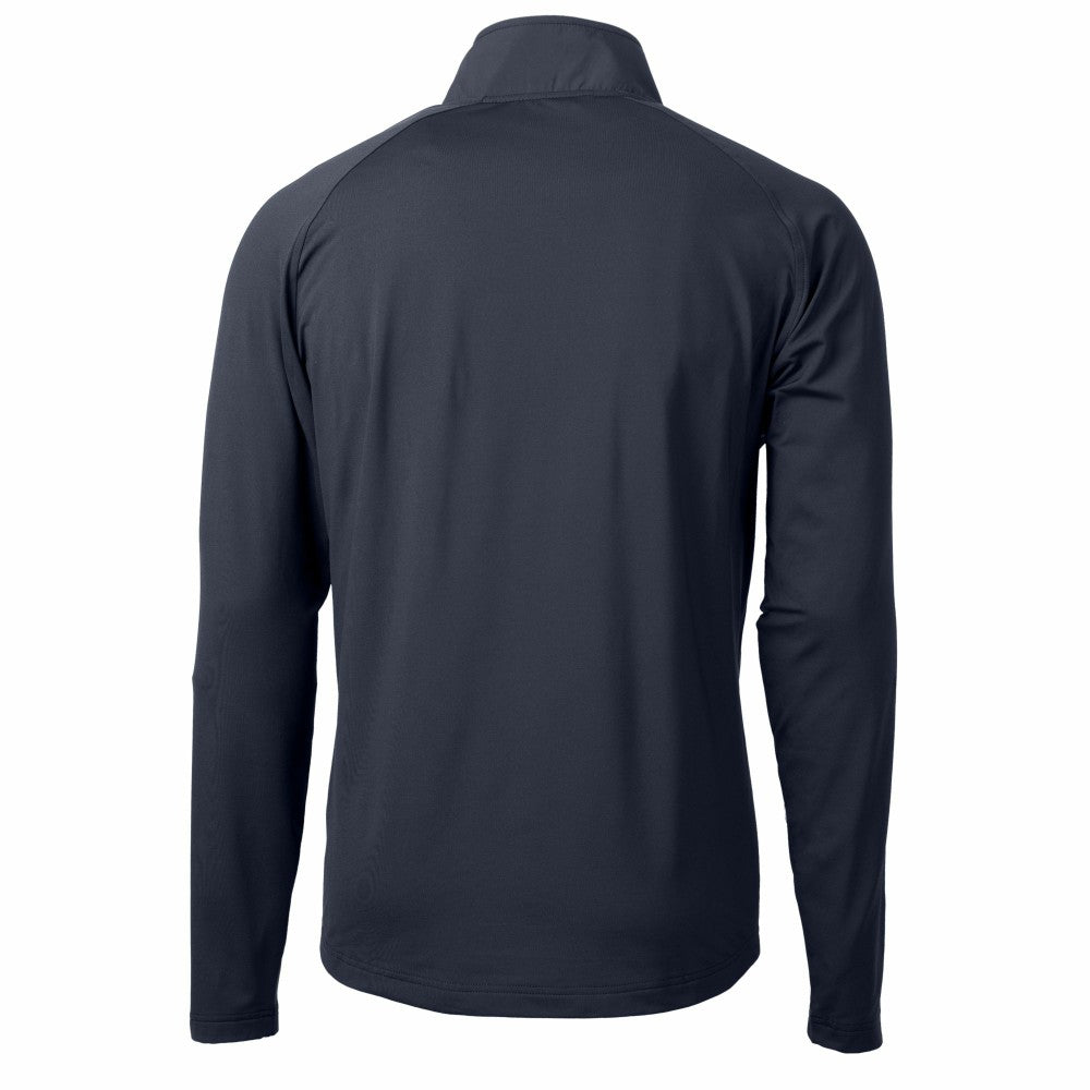 New York Mets Cutter & Buck Adapt Eco Hybrid Raglan DryTec Quarter-Zip Jacket - MLB