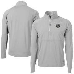 New York Mets Cutter & Buck Adapt Eco Hybrid Raglan DryTec Quarter-Zip Jacket - MLB