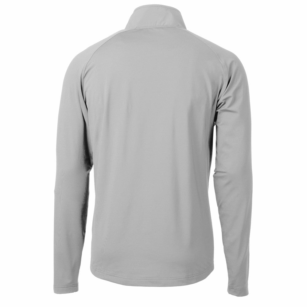 New York Mets Cutter & Buck Adapt Eco Hybrid Raglan DryTec Quarter-Zip Jacket - MLB
