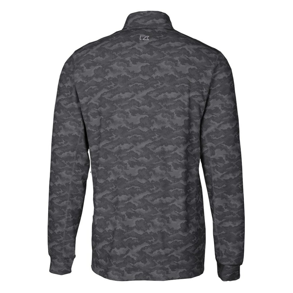 Philadelphia Phillies Cutter & Buck Traverse Eco Camo Tri-Blend DryTec Quarter-Zip Top - MLB