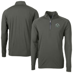 New York Mets Cutter & Buck Adapt Eco Raglan Quarter-Zip Jacket - MLB