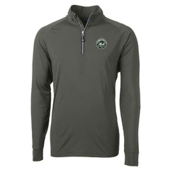 New York Mets Cutter & Buck Adapt Eco Raglan Quarter-Zip Jacket - MLB