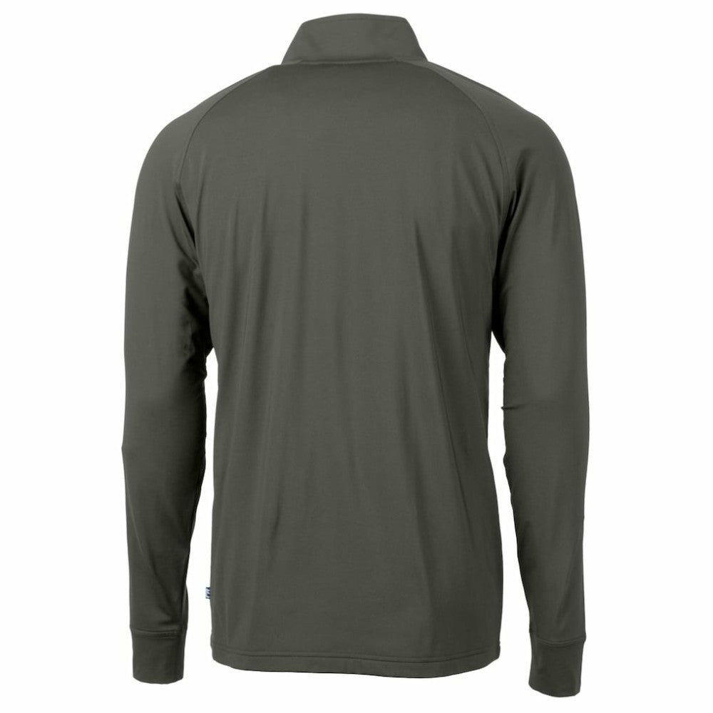 New York Mets Cutter & Buck Adapt Eco Raglan Quarter-Zip Jacket - MLB