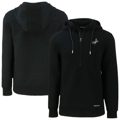 Los Angeles Dodgers Cutter & Buck Roam Eco Recycled Tri-Blend Half-Zip Hoodie - MLB