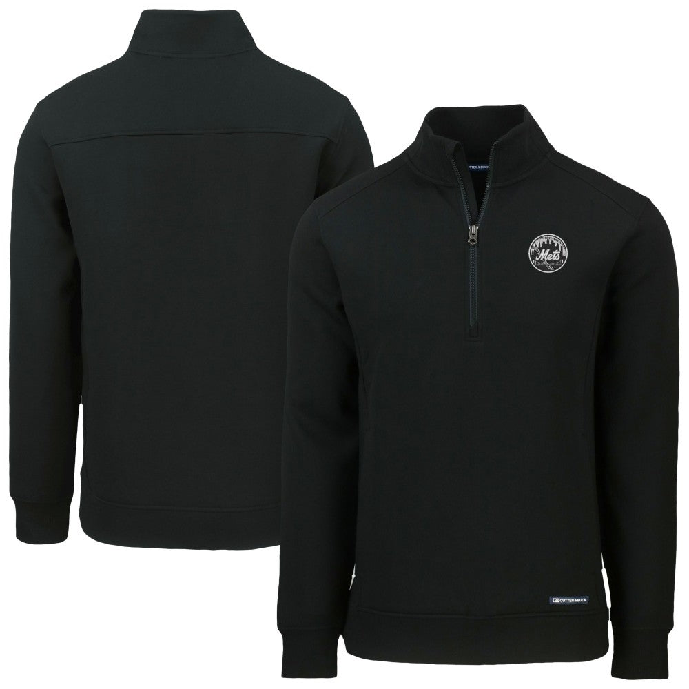 New York Mets Cutter & Buck Roam Eco Quarter-Zip Jacket - MLB