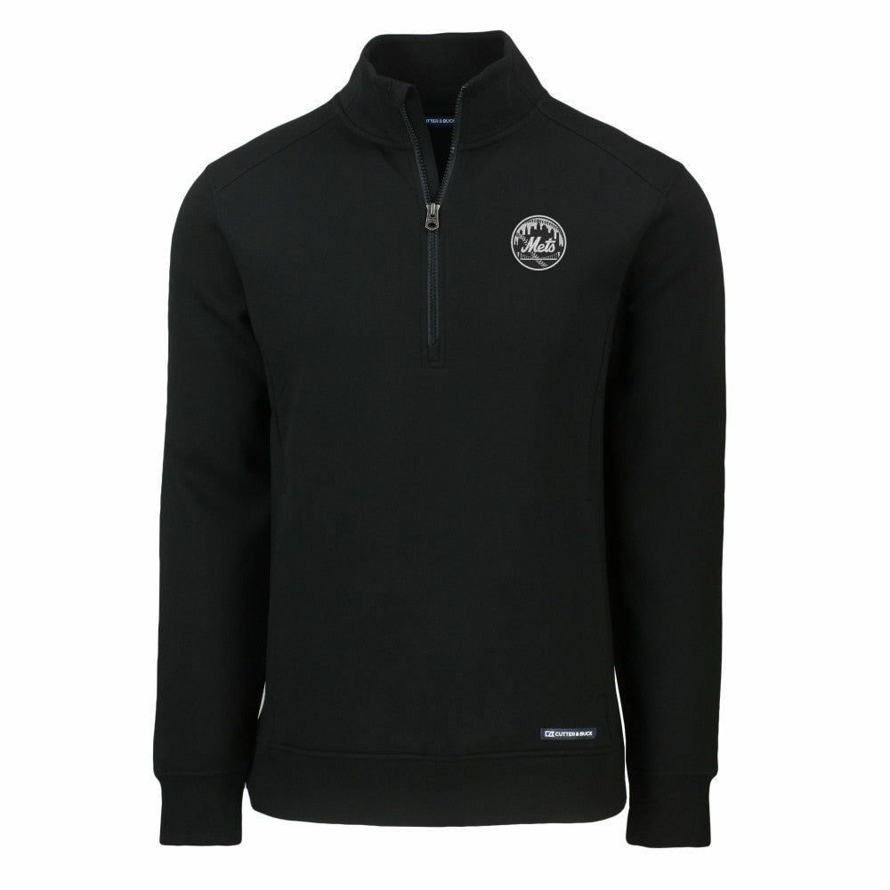 New York Mets Cutter & Buck Roam Eco Quarter-Zip Jacket - MLB
