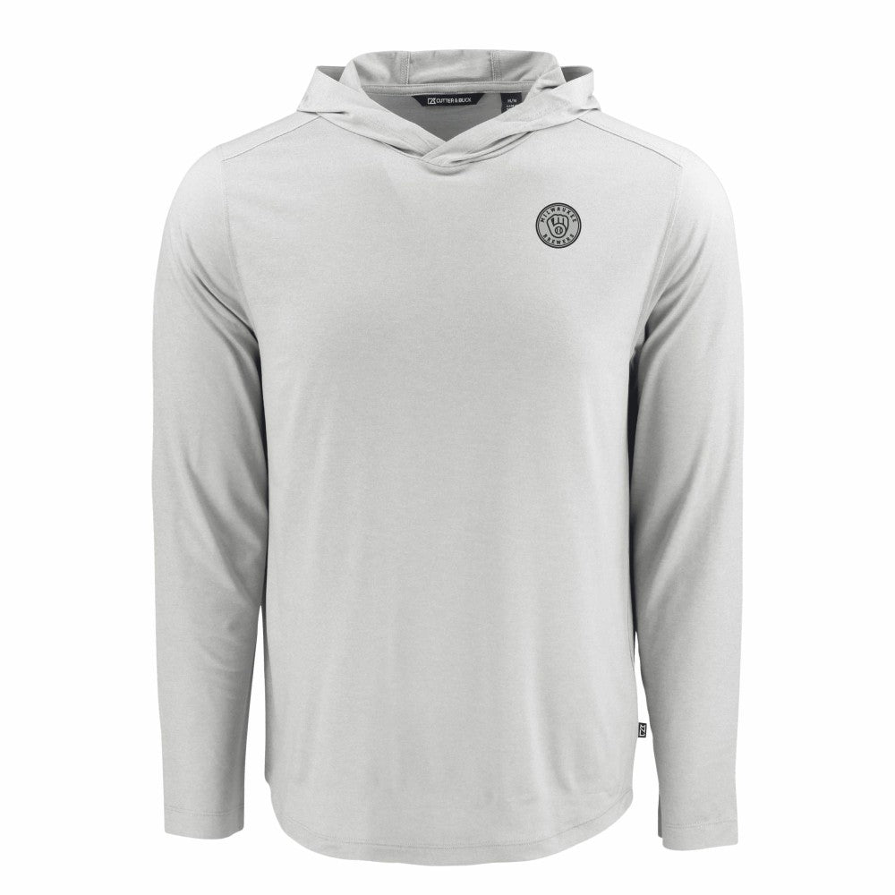 Milwaukee Brewers Cutter & Buck Coastline Epic Comfort Eco Recycled Hoodie T-Shirt - MLB
