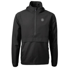 Seattle Mariners Cutter & Buck Charter Eco Recycled Anorak Half-Zip Hoodie Jacket - MLB