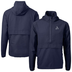 St. Louis Cardinals Cutter & Buck Charter Eco Recycled Anorak Half-Zip Hoodie Jacket - MLB