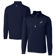Los Angeles Dodgers Cutter & Buck Big & Tall Traverse Stretch Quarter-Zip Pullover Top - MLB
