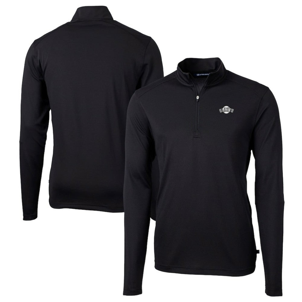 San Francisco Giants Cutter & Buck Big & Tall Virtue Eco Pique Quarter-Zip Jacket - MLB