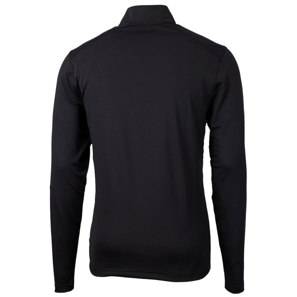San Francisco Giants Cutter & Buck Big & Tall Virtue Eco Pique Quarter-Zip Jacket - MLB
