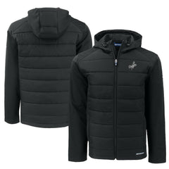 Los Angeles Dodgers Cutter & Buck Big & Tall Evoke Hybrid Eco Softshell Recycled Full-Zip Hooded PrimaLoft Jacket - MLB