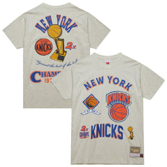 New York Knicks Hardwood Classics Legacy Defined Retro Championship T-Shirt Oatmeal - NBA