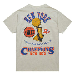 New York Knicks Hardwood Classics Legacy Defined Retro Championship T-Shirt Oatmeal - NBA