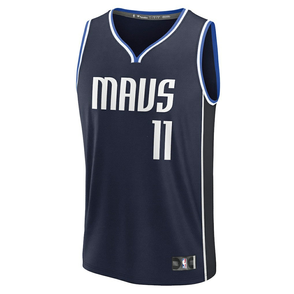 Kyrie Irving Dallas Mavericks Fast Break Replica Player Jersey Statement Editi- Navy - NBA