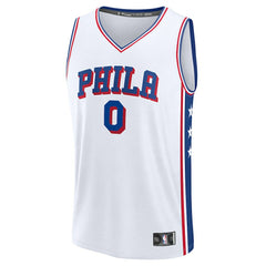 Tyrese Maxey Philadelphia 76ers Youth Fast Break Replica Player Jersey Association Edition White - NBA