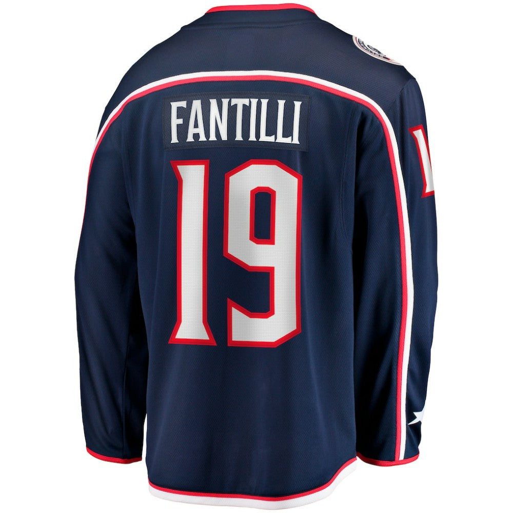Adam Fantilli Columbus Blue Jackets Fanatics Home Premier Breakaway Player Jersey - Navy - NHL
