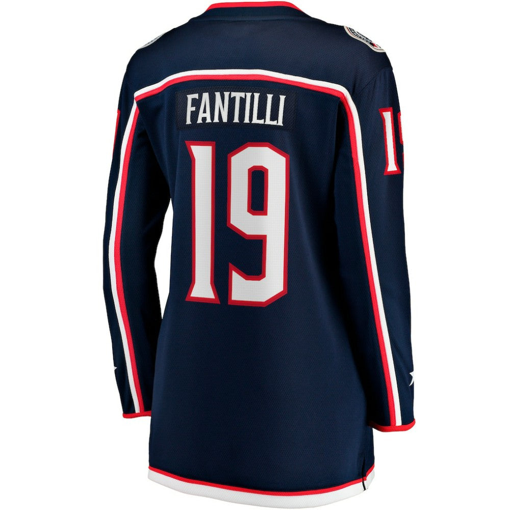 Adam Fantilli Columbus Blue Jackets Fanatics Women's Home Premier Breakaway Player Jersey Breakaway Jersey - Navy - NHL