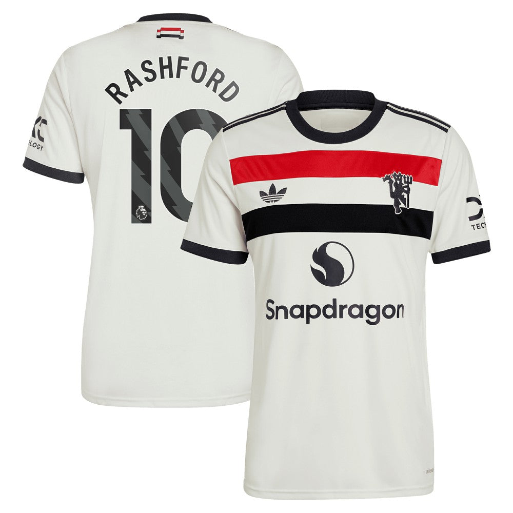 Marcus Rashford Manchester United Originals 2024/25 Third Replica Jersey Cream | Adidas