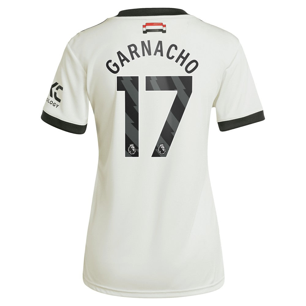 Alejandro Garnacho Manchester United Originals Women's 2024/25 Third Replica Jersey Cream | Adidas Online
