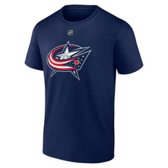 Adam Fantilli Columbus Blue Jackets Fanatics Authentic Stack Name & Number T-Shirt - Navy - NHL