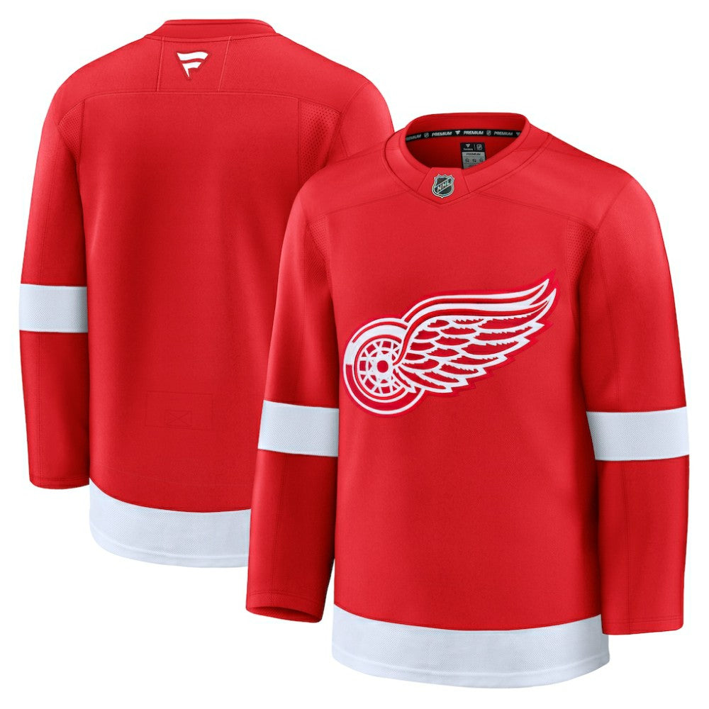 Detroit Red Wings Fanatics Home Premium Jersey - Red - NHL