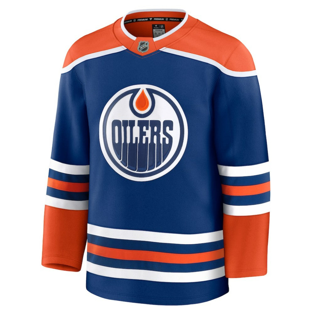 Edmonton Oilers Fanatics Home Premium Jersey - Royal - NHL