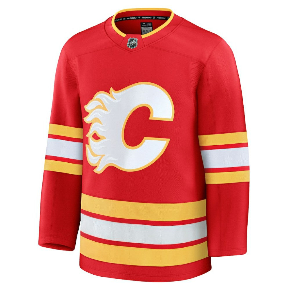 Calgary Flames Fanatics Home Premium Jersey - Red - NHL
