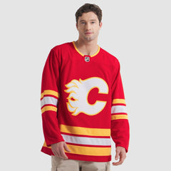 Calgary Flames Fanatics Home Premium Jersey - Red - NHL