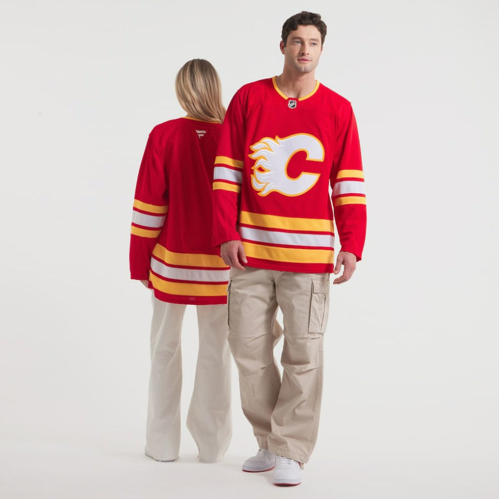Calgary Flames Fanatics Home Premium Jersey - Red - NHL