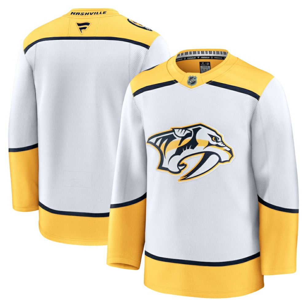 Nashville Predators Fanatics Away Premium Jersey - White - NHL