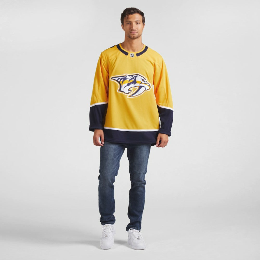 Nashville Predators Fanatics Home Premium Jersey - Yellow - NHL
