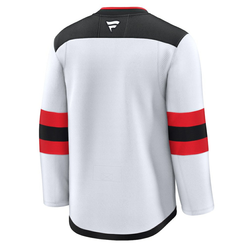 New Jersey Devils Fanatics Away Premium Jersey - White - NHL