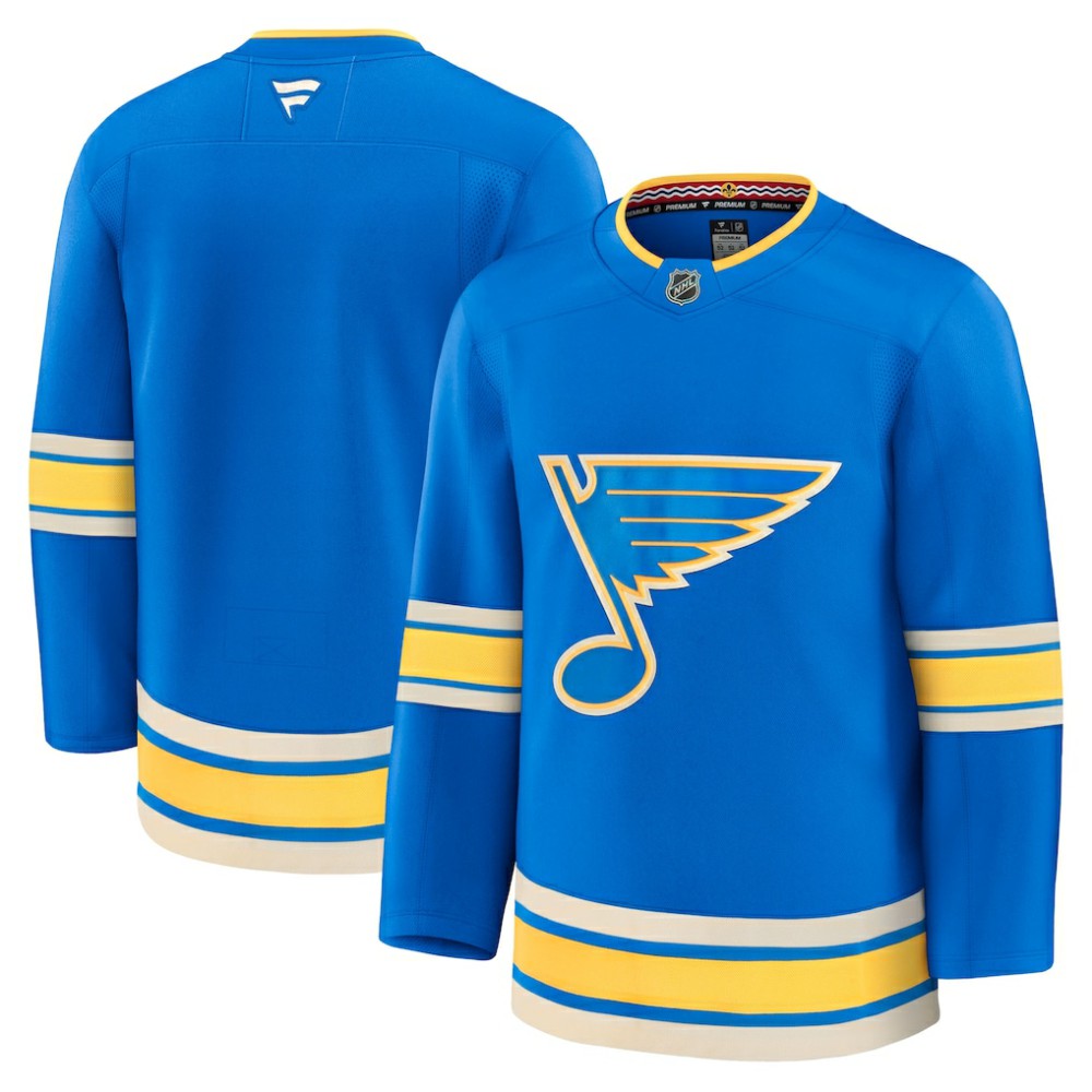St. Louis Blues Fanatics Alternate Premium Jersey - Blue - NHL