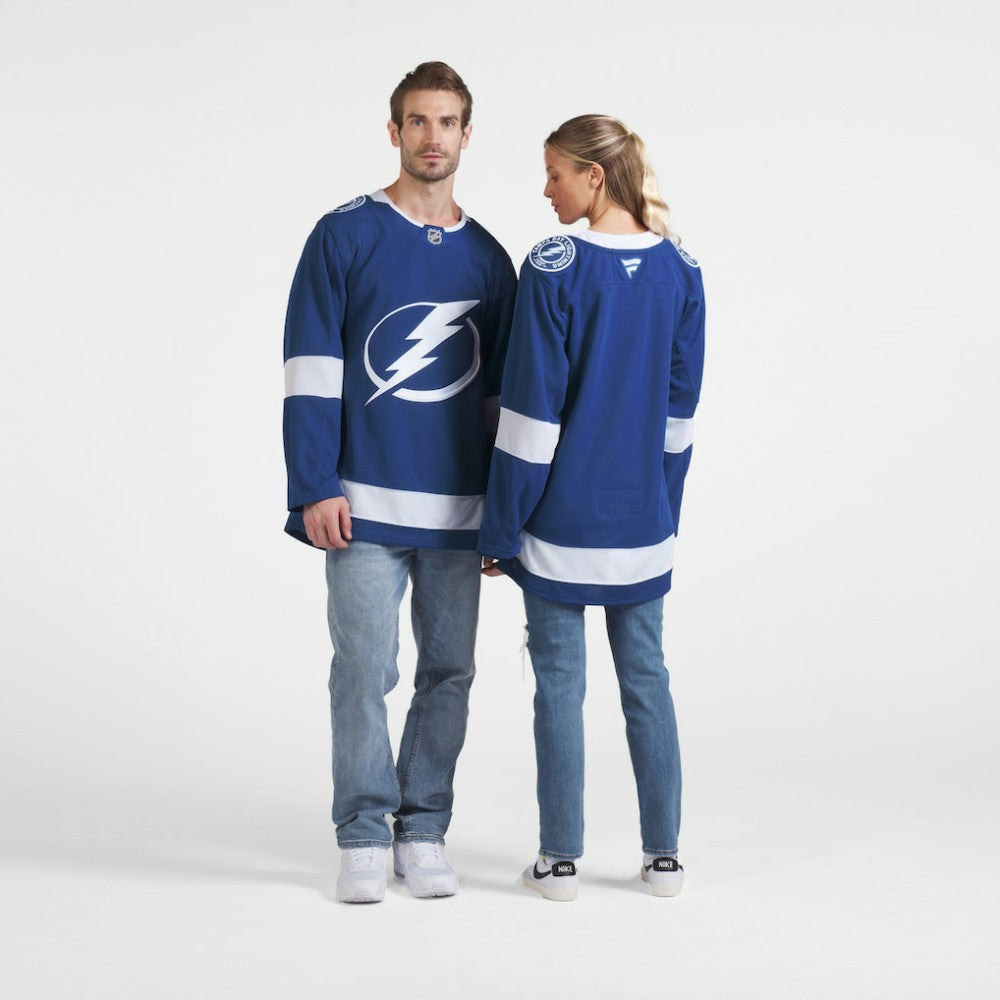 Tampa Bay Lightning Fanatics Home Premium Jersey - Blue - NHL