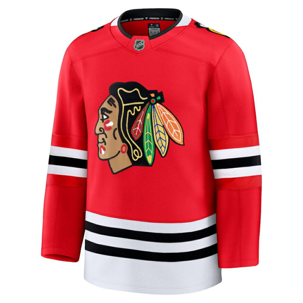 Chicago Blackhawks Fanatics Home Premium Jersey - Red - NHL