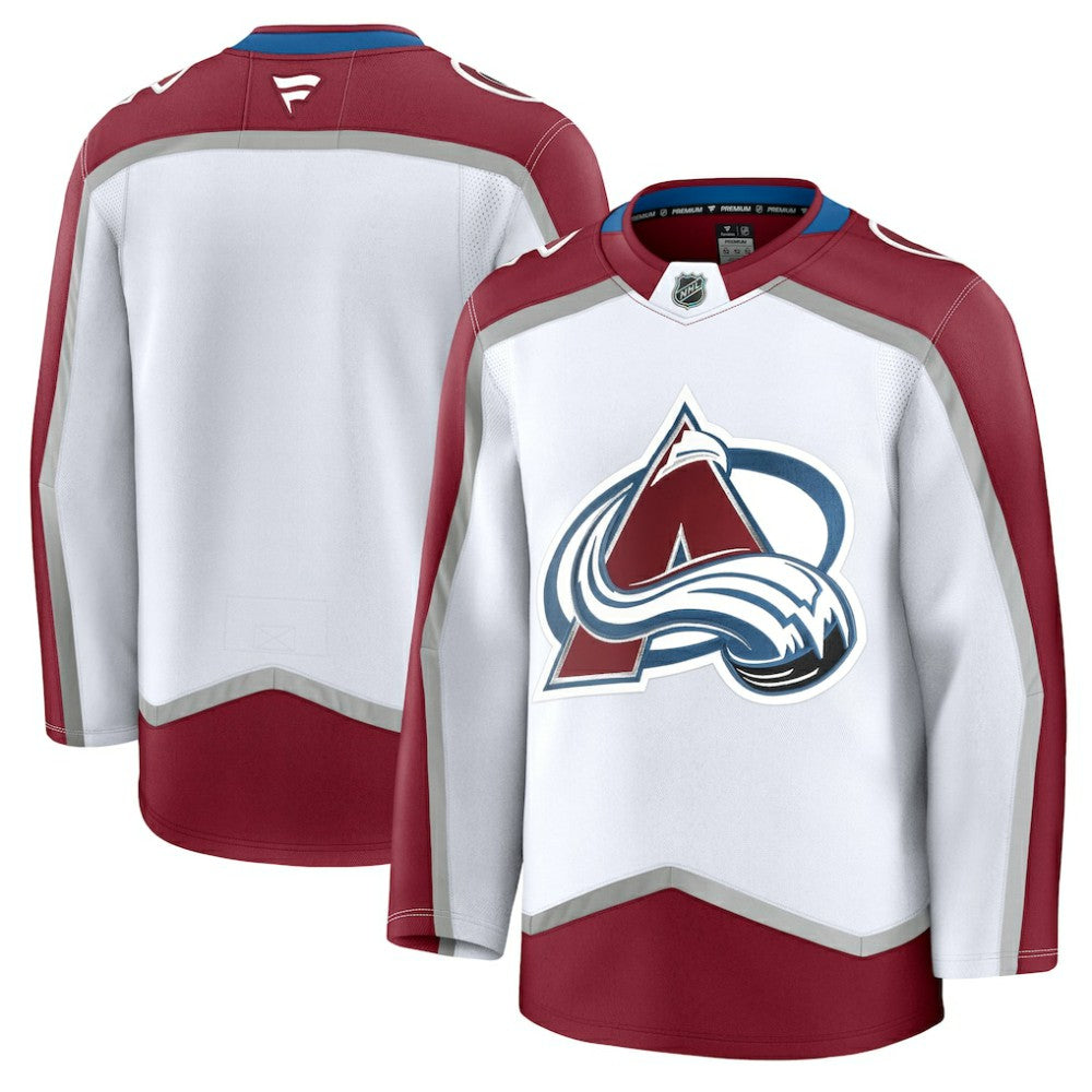 Colorado Avalanche Fanatics Away Premium Jersey - White - NHL