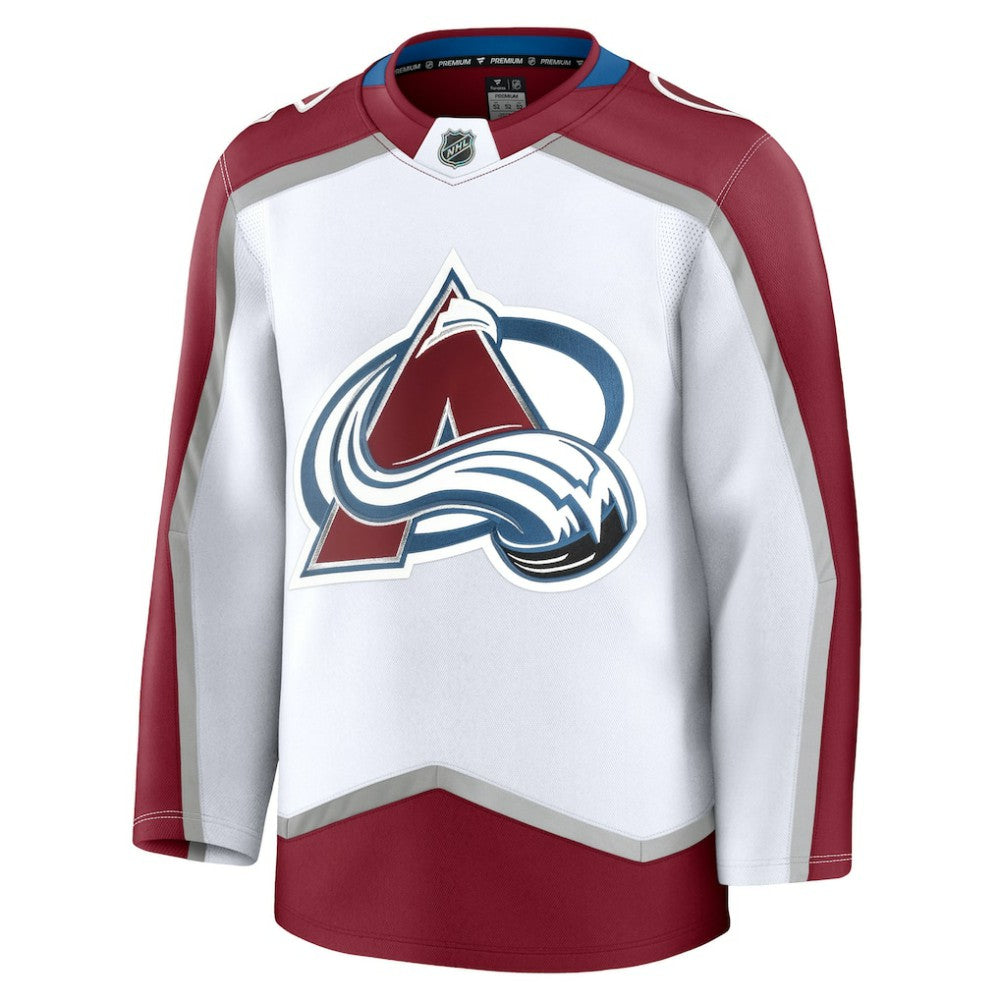 Colorado Avalanche Fanatics Away Premium Jersey - White - NHL