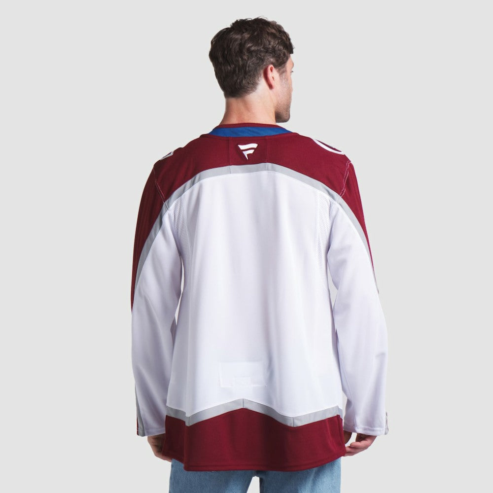 Colorado Avalanche Fanatics Away Premium Jersey - White - NHL