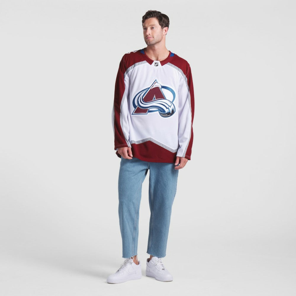 Colorado Avalanche Fanatics Away Premium Jersey - White - NHL